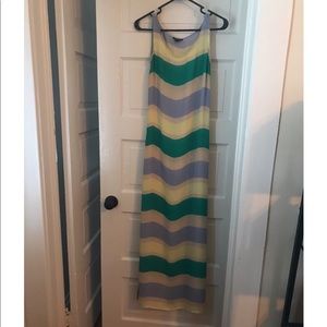 Striped Maxi Dress XS / MAXI slip Dress